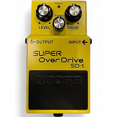 Used BOSS SD1 Super Overdrive Effect Pedal
