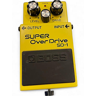 Used BOSS SD1 Super Overdrive Effect Pedal