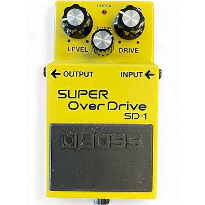 Used BOSS SD1 Super Overdrive Effect Pedal