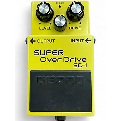 Used BOSS SD1 Super Overdrive Effect Pedal