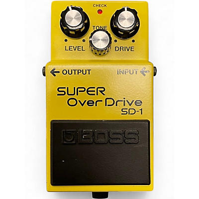 Used BOSS SD1 Super Overdrive Effect Pedal