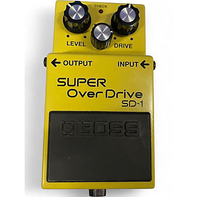 Used BOSS SD1 Super Overdrive Effect Pedal