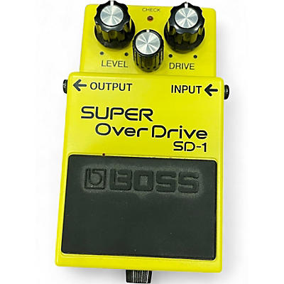Used BOSS SD1 Super Overdrive Effect Pedal