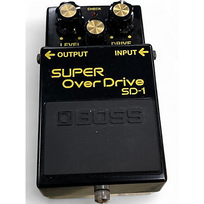 Used BOSS SD1 Super Overdrive Effect Pedal