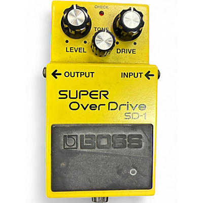 Used BOSS SD1 Super Overdrive Effect Pedal