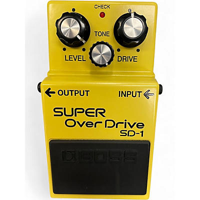 Used BOSS SD1 Super Overdrive Effect Pedal