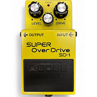 Used BOSS SD1 Super Overdrive Effect Pedal