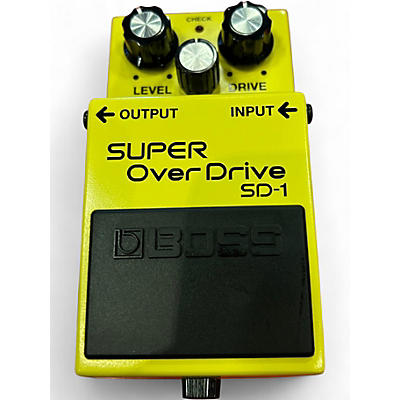 Used BOSS SD1 Super Overdrive Effect Pedal