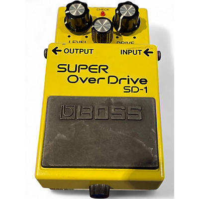 Used BOSS SD1 Super Overdrive Effect Pedal