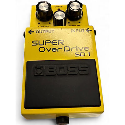 Used BOSS SD1 Super Overdrive Effect Pedal