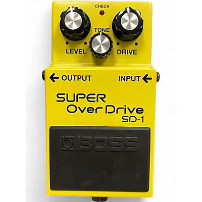 Used BOSS SD1 Super Overdrive Effect Pedal