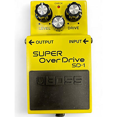 Used BOSS SD1 Super Overdrive Effect Pedal