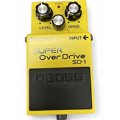 Used BOSS SD1 Super Overdrive Effect Pedal