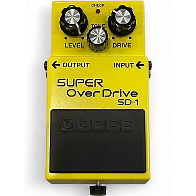 Used BOSS SD1 Super Overdrive Effect Pedal