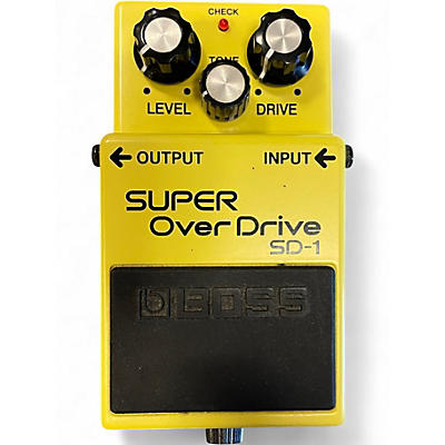 Used BOSS SD1 Super Overdrive Effect Pedal