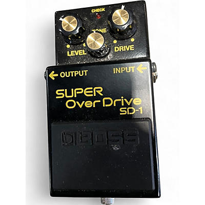 Used BOSS SD1 Super Overdrive Effect Pedal