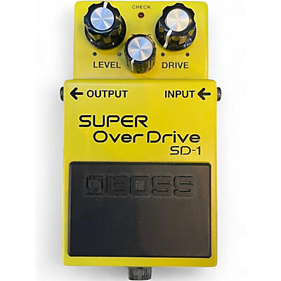 Used BOSS SD1 Super Overdrive Effect Pedal