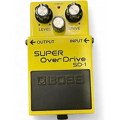 Used BOSS SD1 Super Overdrive Effect Pedal
