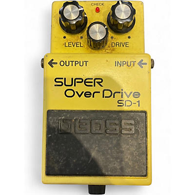 Used BOSS SD1 Super Overdrive Effect Pedal