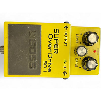 Used BOSS SD1 Super Overdrive Effect Pedal
