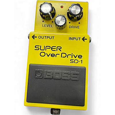 Used BOSS SD1 Super Overdrive Effect Pedal