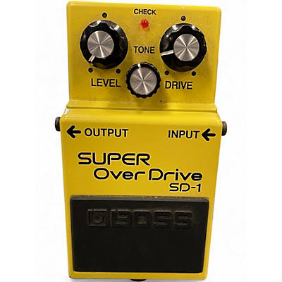 Used BOSS SD1 Super Overdrive Effect Pedal