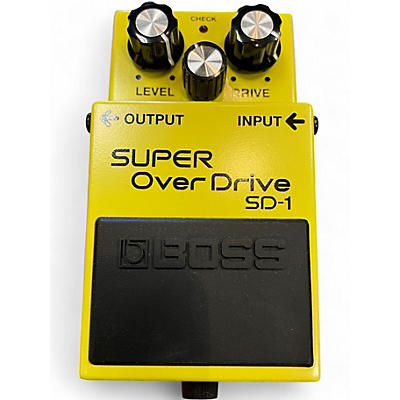 Used BOSS SD1 Super Overdrive Effect Pedal