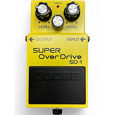 Used BOSS SD1 Super Overdrive Effect Pedal