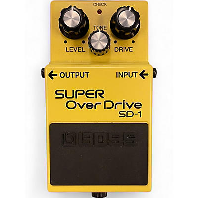 Used BOSS SD1 Super Overdrive Effect Pedal
