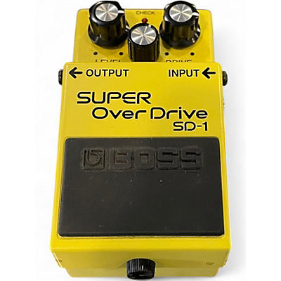 Used BOSS SD1 Super Overdrive Effect Pedal