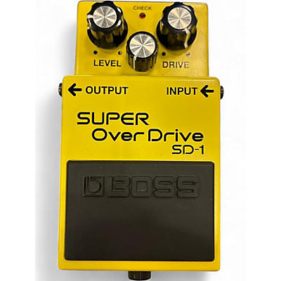 Used BOSS SD1 Super Overdrive Effect Pedal