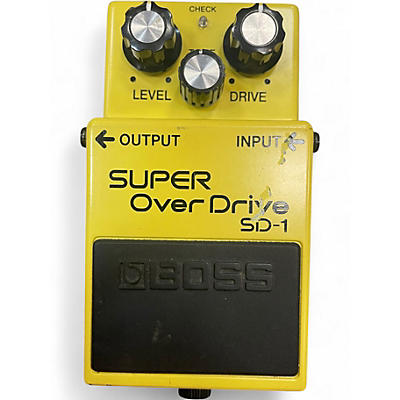 Used BOSS SD1 Super Overdrive Effect Pedal