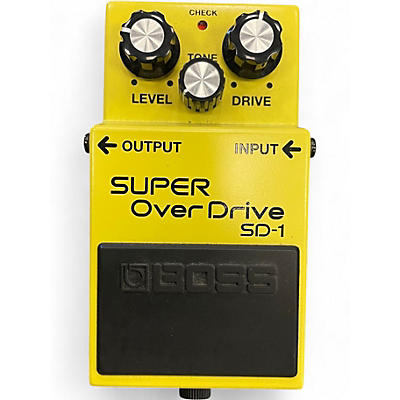 Used BOSS SD1 Super Overdrive Effect Pedal