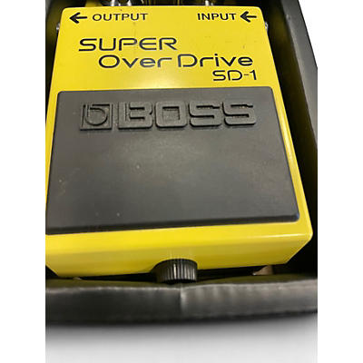 Used BOSS SD1 Super Overdrive Effect Pedal