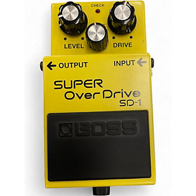 Used BOSS SD1 Super Overdrive Effect Pedal