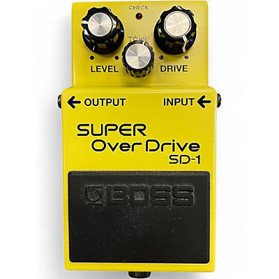 Used BOSS SD1 Super Overdrive Effect Pedal