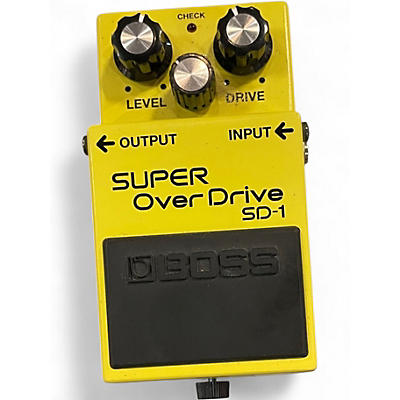 Used BOSS SD1 Super Overdrive Effect Pedal