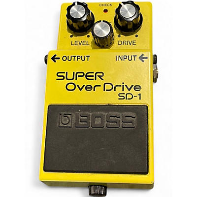 Used BOSS SD1 Super Overdrive Effect Pedal