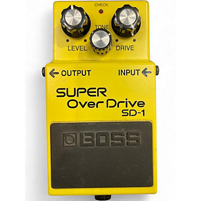 Used BOSS SD1 Super Overdrive Effect Pedal