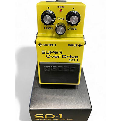 Used BOSS SD1 Super Overdrive Effect Pedal