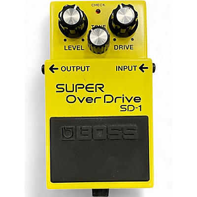 Used BOSS SD1 Super Overdrive Effect Pedal