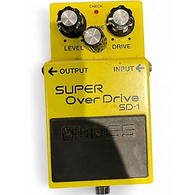 Used BOSS SD1 Super Overdrive Effect Pedal