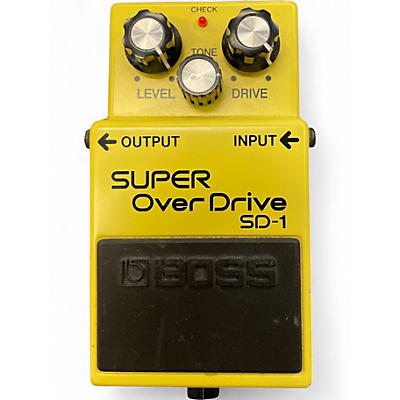 Used BOSS SD1 Super Overdrive Effect Pedal