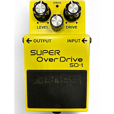 Used BOSS SD1 Super Overdrive Effect Pedal