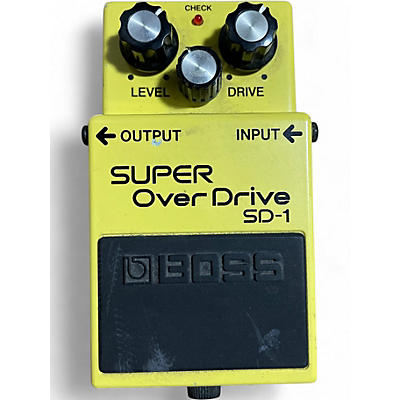 Used BOSS SD1 Super Overdrive Effect Pedal