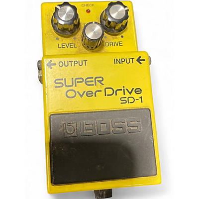 Used BOSS SD1 Super Overdrive Effect Pedal