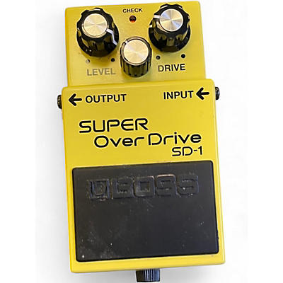 Used BOSS SD1 Super Overdrive Effect Pedal