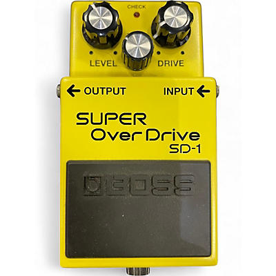 Used BOSS SD1 Super Overdrive Effect Pedal