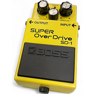 Used BOSS SD1 Super Overdrive Effect Pedal
