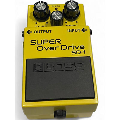 Used BOSS SD1 Super Overdrive Effect Pedal